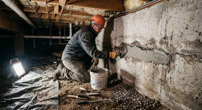 Basement Foundation Repair in Hampstead, NC