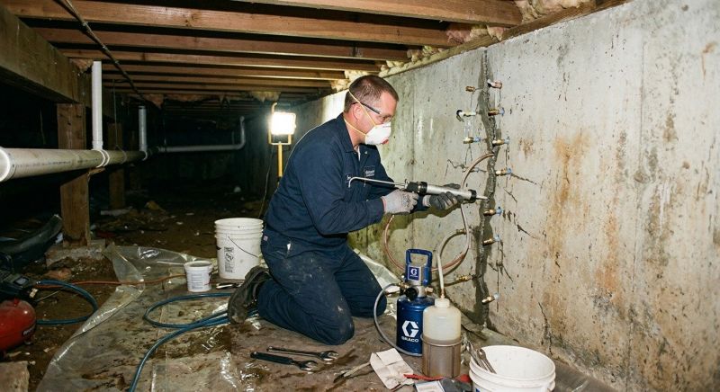 Basement Foundation Repair in Hampstead, NC