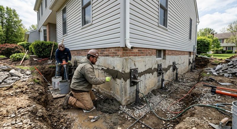 Basement Foundation Repair in Pender County, NC