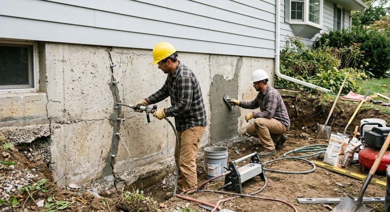 Basement Foundation Repair in Swansboro, NC
