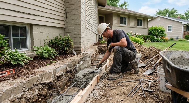 Concrete Foundation Repair in Hubert, NC