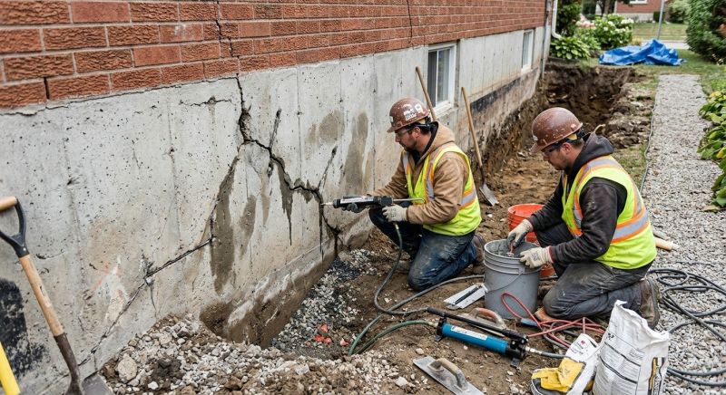 Cracked Foundation Repair in Emerald Isle, NC