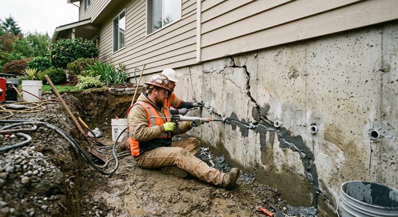Cracked Foundation Repair in Jacksonville, NC