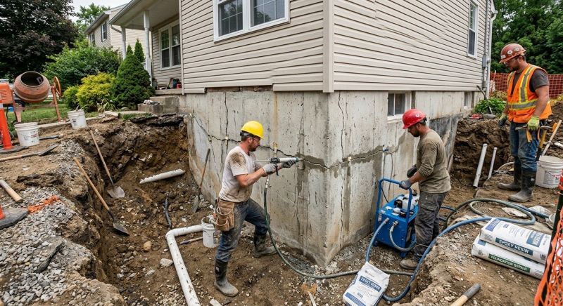 Cracked Foundation Repair in Sneads Ferry, NC