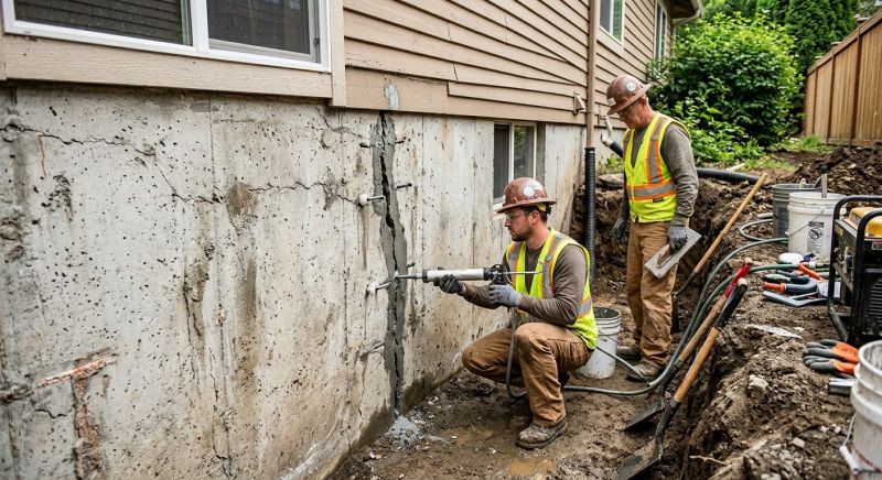 Cracked Foundation Repair in Richlands, NC