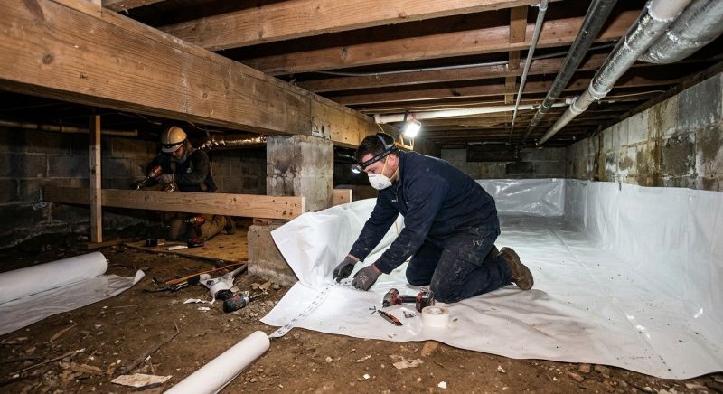 Crawl Space Leveling in Sneads Ferry, NC