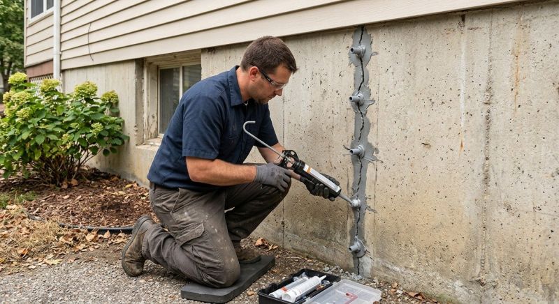 Foundation Crack Sealing in Sneads Ferry, NC