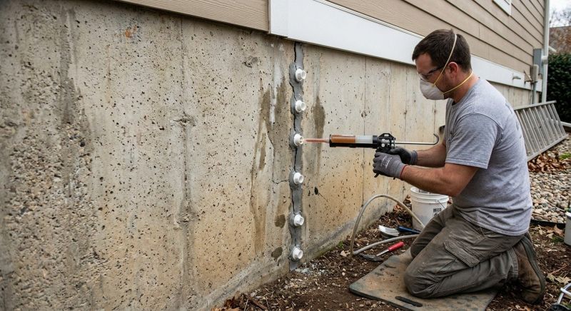 Foundation Crack Sealing in Sneads Ferry, NC