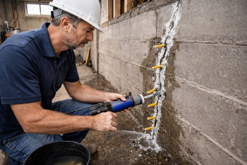Foundation Crack Sealing in Sneads Ferry, NC