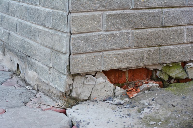 Foundation Damage Repair in Hubert, NC