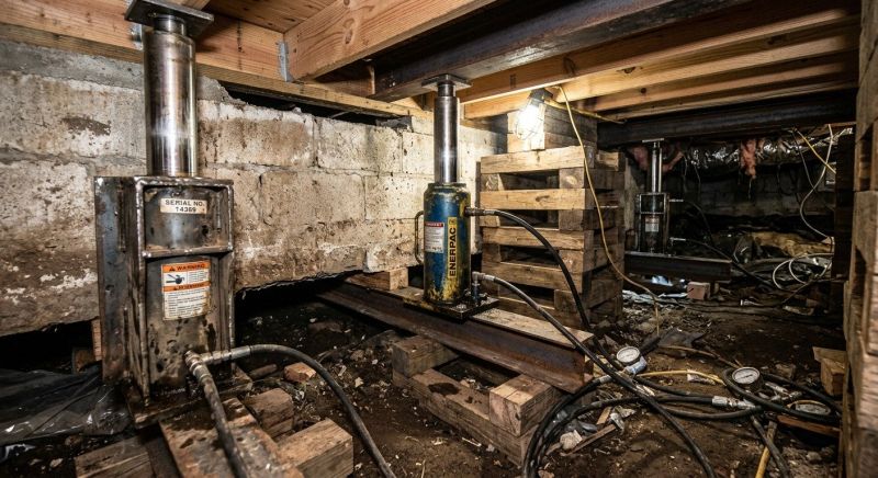 Foundation Jacking in Emerald Isle, NC