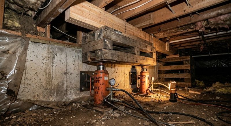 Foundation Jacking in Holly Ridge, NC