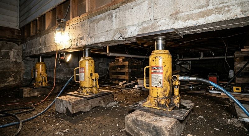Foundation Jacking in Hubert, NC