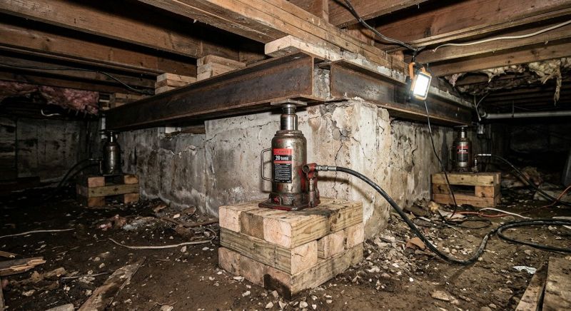 Foundation Jacking in Sneads Ferry, NC