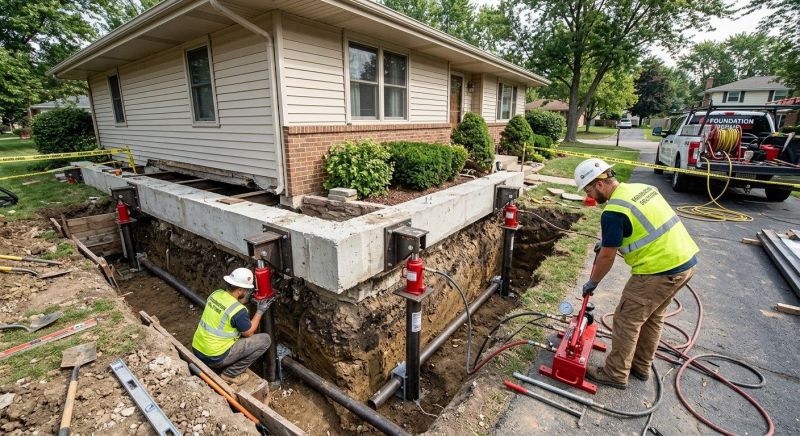 Foundation Jacking in Sneads Ferry, NC