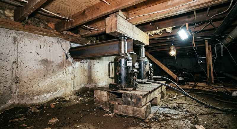 Foundation Jacking in Maysville, NC