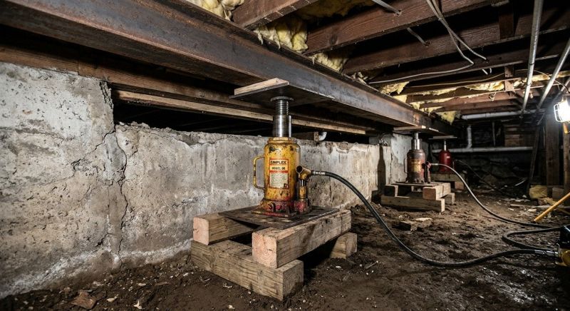 Foundation Jacking in Pender County, NC