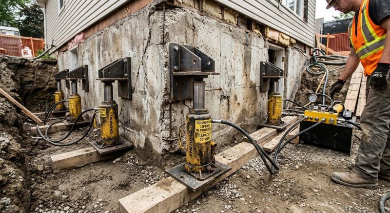 Foundation Jacking in Swansboro, NC