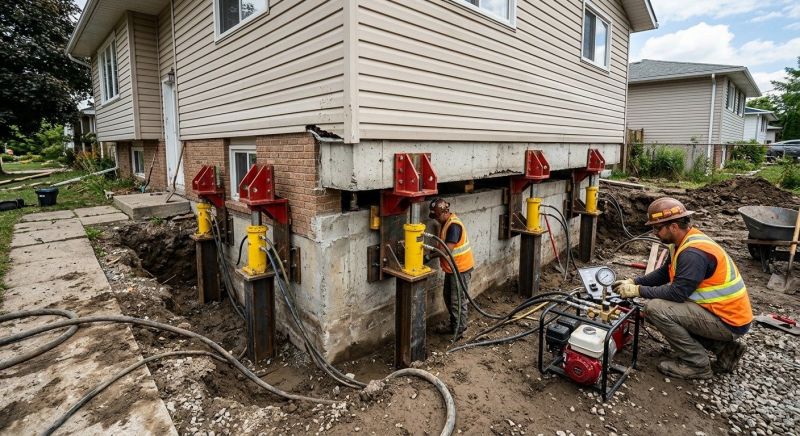 Foundation Lifting in Swansboro, NC