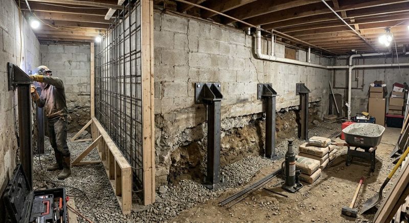 Foundation Stabilizing in Maysville, NC