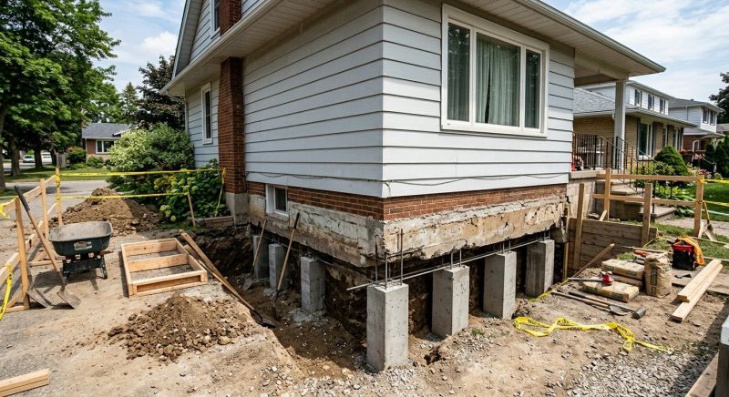 Foundation Underpinning in Sneads Ferry, NC