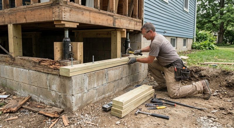 House Foundation Repair in Jacksonville, NC