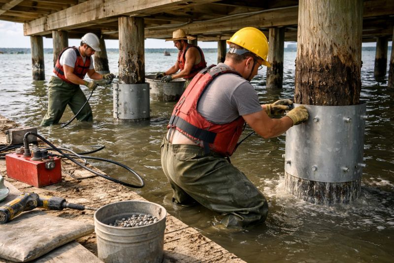 Piling Repair in Sneads Ferry, NC