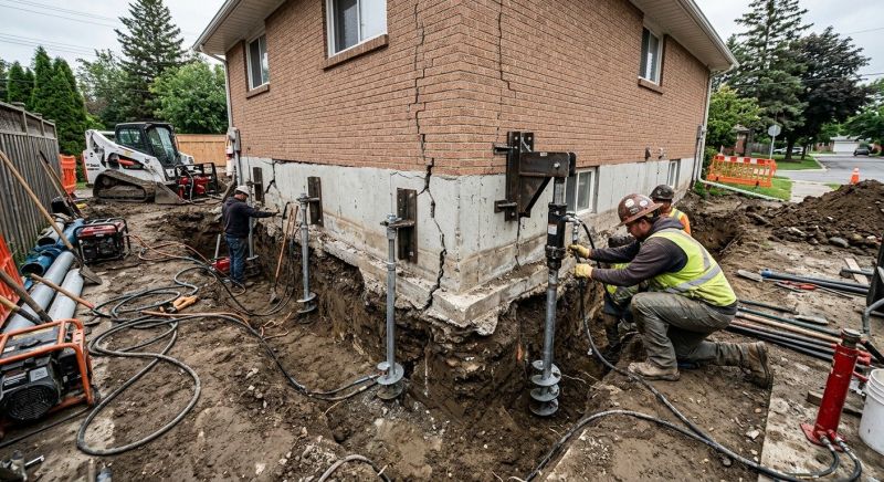 Sinking Foundation Repair in Jacksonville, NC