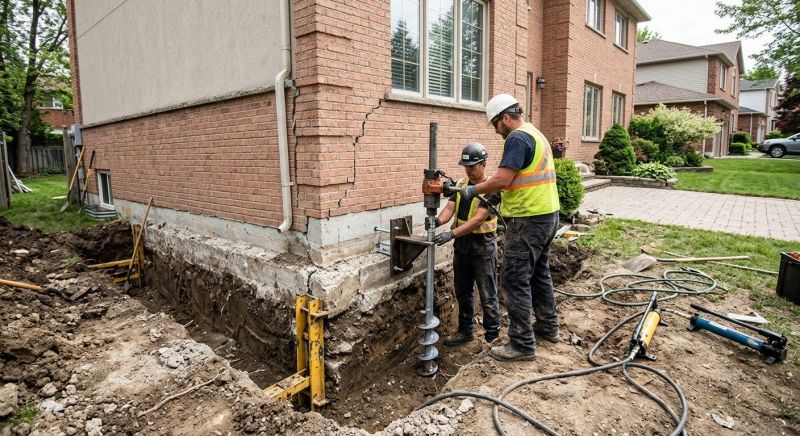 Sinking Foundation Repair in Jacksonville, NC