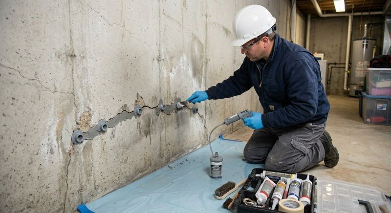 Structural Crack Repair in Sneads Ferry, NC