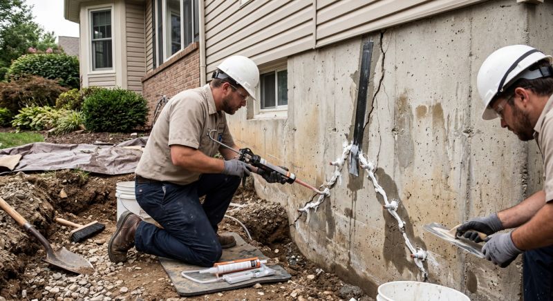 Structural Crack Repair in Sneads Ferry, NC