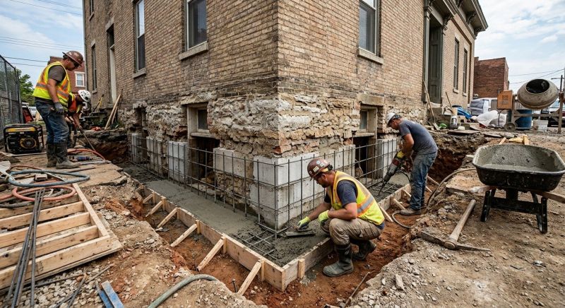 Underpinning Repair in Sneads Ferry, NC